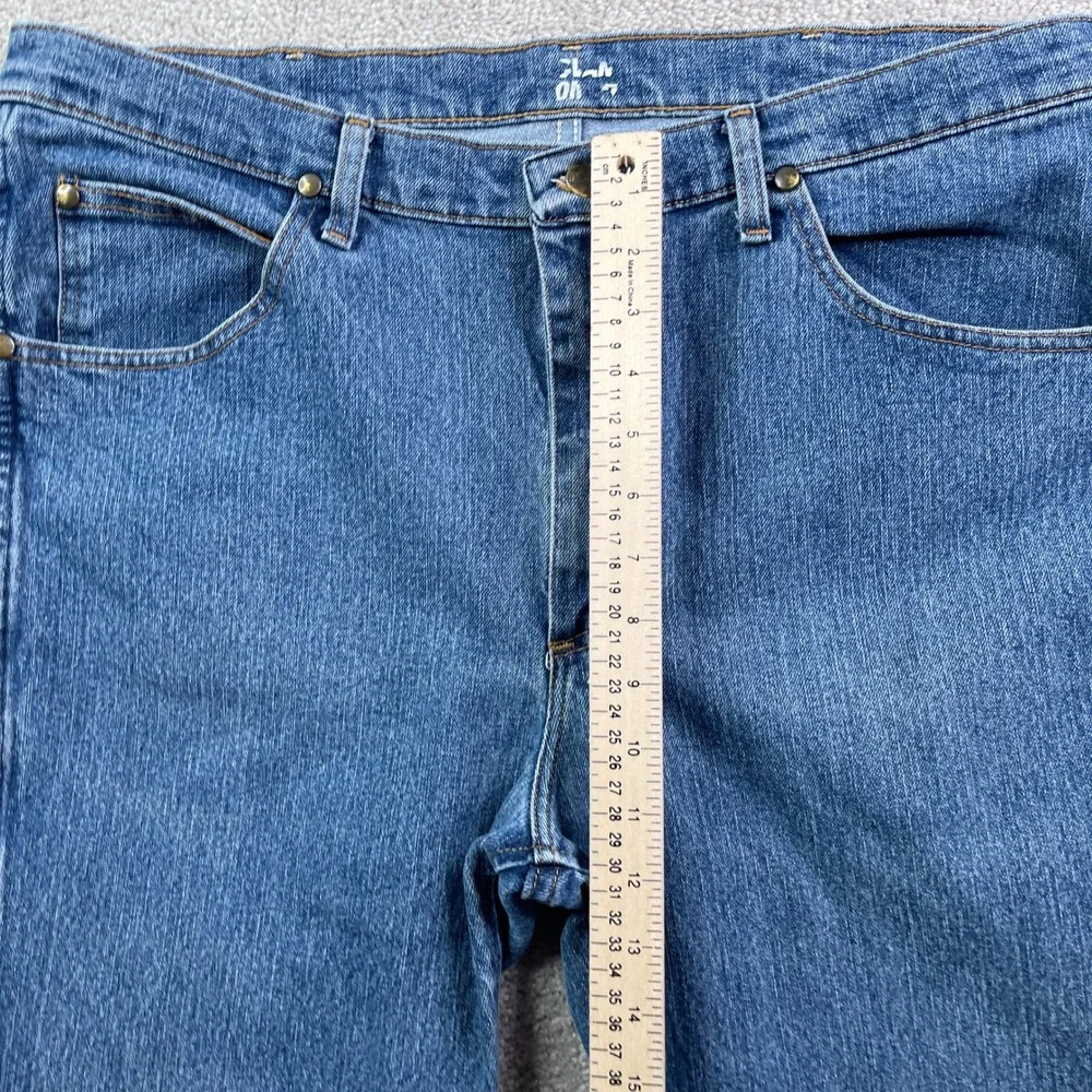 Wrangler Jeans Mens 38x32 Blue Cowboy Cut Slim Fit Premium Performance Denim